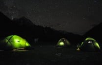 Basecamp in the Rongdo Valley