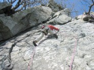 Heartline -the crux moves- Mike Raine leading