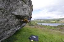 The Dude Direct... Direct on the Ruthven Boulder