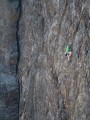 The loneliness of the long crux pitch