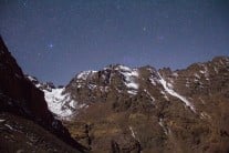 On the way up to Jbel Toubkal for the first sunrise of 2016 (South Col Route)