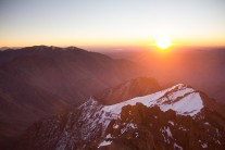 First Sunrise of 2016 from the summit of Jbel Toubkal