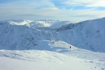 Dollywaggon pike in the snow