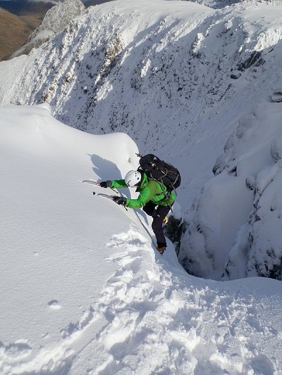 Topping out into sunshine on Hidden Gully  © Cornish boy