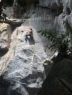 NEW! 6b+ trade route in Bukit Takun above a giant hole! Amazing, unique moves in truly odd situation.