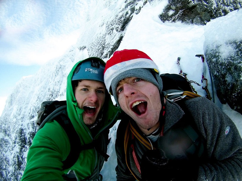 Tower Ridge, Christmas 2012. Our first Winter climbing experience.  © Stefan Morris