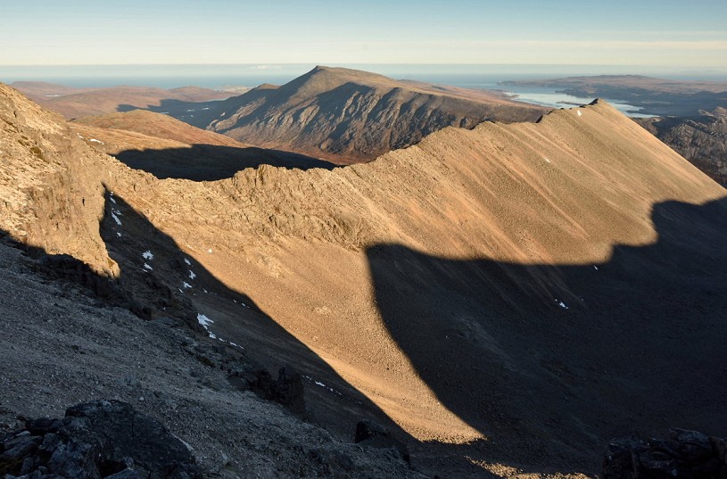 The a'Cheir Ghorm ridge   © James Roddie