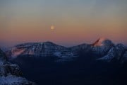Sunrise and moonset on Beinn Alligin<br>© Al Todd