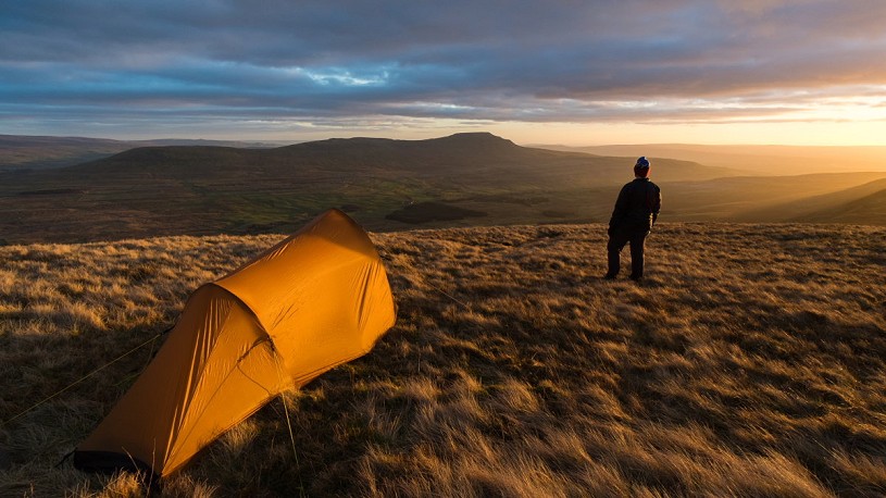 About to retreat to my sleeping bag in the Yorkshire Dales...  © Alex Roddie