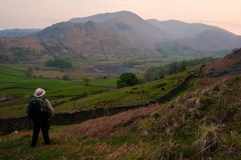 Little Langdale from the lower slopes of Lingmoor Fell  © Alex Roddie
