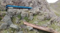 Dow Crag Mountain Rescue Box destroyed