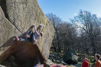 Setting up for an impressive jump on The Ace (8B)