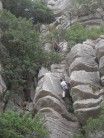 Kevin and Dave ascending one of the many climbs in the Canuto de Utrera.