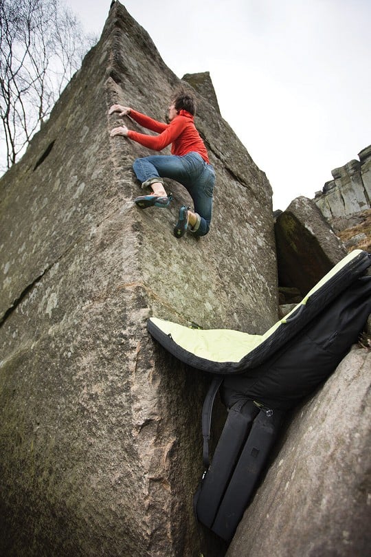 The best use we found for the pad - wedged in  © Nick Brown - UKC