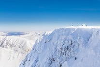 Unknown climber topping out on Ben Nevis 19-03-18