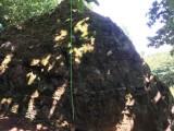 Rough topo of Short Wall - Problem in the Hidden Wall area of Cademan Woods.