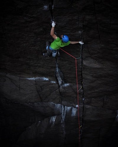 Daniel Jung on Recovery Drink, 5.14+  © Fred Moix