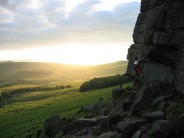 Sunset from Stanage