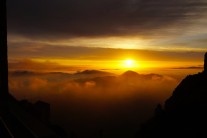 Sunrise in Montserrat