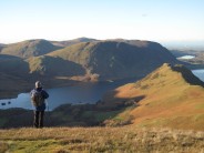 Perfect November day above Buttermere = view down from Robinson.