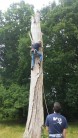 First ascent of 'Woodworm'