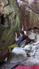 Me doing Hulk in the cave at Arico