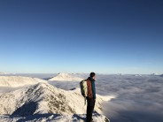 Sea of clouds from Stob Daimh