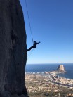 Abseiling off the iconic Tai Chi in Benidorm.