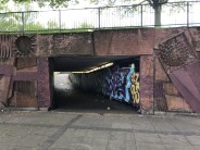 South West wall, tunnel