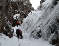 Busy day on Crowberry Gully (2018)