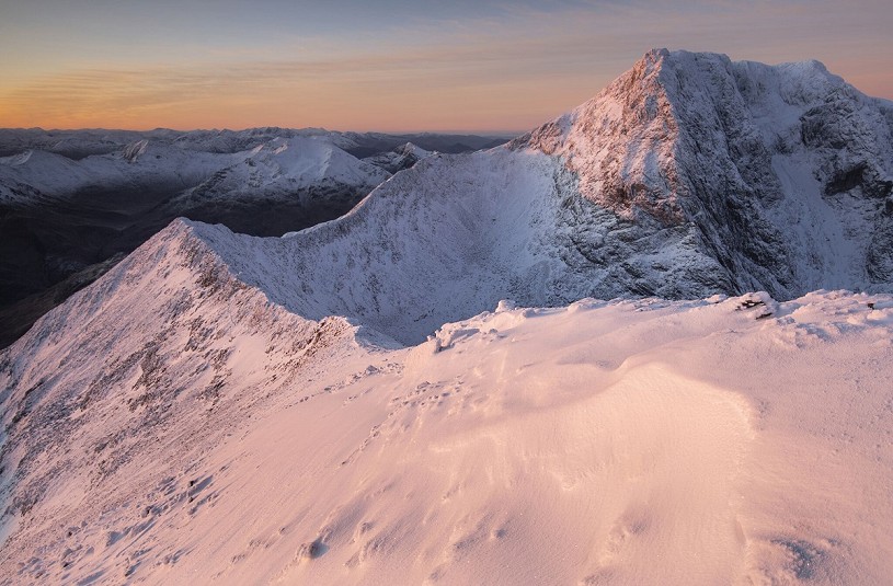 If you're after the biggest photographic canvas of all,  you can't argue with The Ben from Carn Mor Dearg  © James Roddie