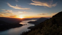 Sunset over Lac Annecy