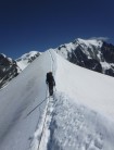 A long way to go! Mt Blanc from Dome de Miage