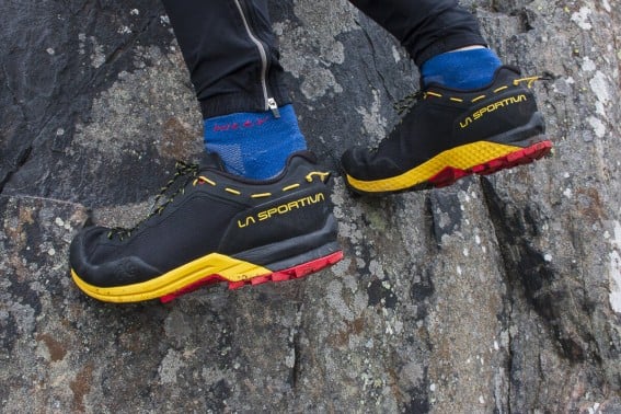 La Sportiva Mens TX Guide Approach Shoes Black Sports Outdoors Breathable 