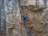 Reassess the climb at Dust Devil (2) 6b