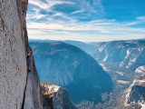Thank God ledge, NW face of Half Dome