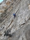Local climber on 'Cuchillo Mellao'