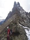 East Ridge of Punta di Cian, taken ~150m above the bivacco
