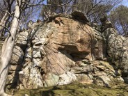The left hand side of Dipton Crag