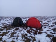 Wild camping in Wales, Brecon Beacons.