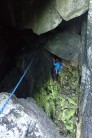 Great gully, last pitch... the last of moss and slime