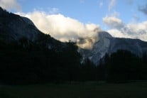 Half Dome after a storm, Yosemite