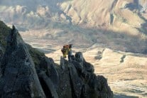 Unknown Climber on Pinnacle Ridge