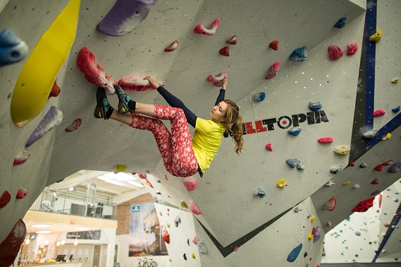 Indoor climbing: an Olympic sport and a booming recreational activity.  © Nick Brown