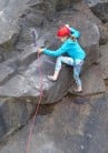 Verity (aged 12) on the first ascent of Florence.