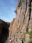 Noelle Ladd on The Arete, Beauport, Jersey