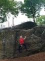 Andy Clarke on Rat Rock in Central Park, New York.<br>© Andy Clarke