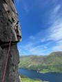 One of the finer situated crags in the Lakes...