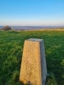 Trig point of Blakelow Hill