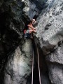 Fun 3-D climbing in a zawn away from the crowds